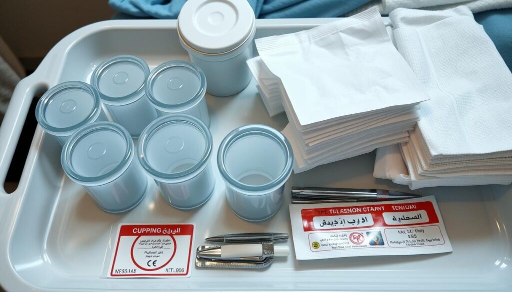 أدوات حجامة معقمة تستخدم في الحجامة المنزلية بالرياض