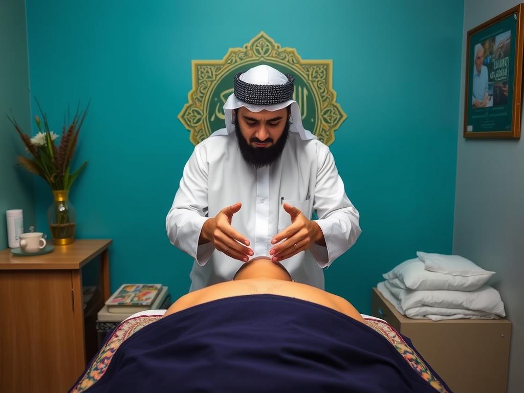 الحجامة النبوية في مركز الحجامة السعودية