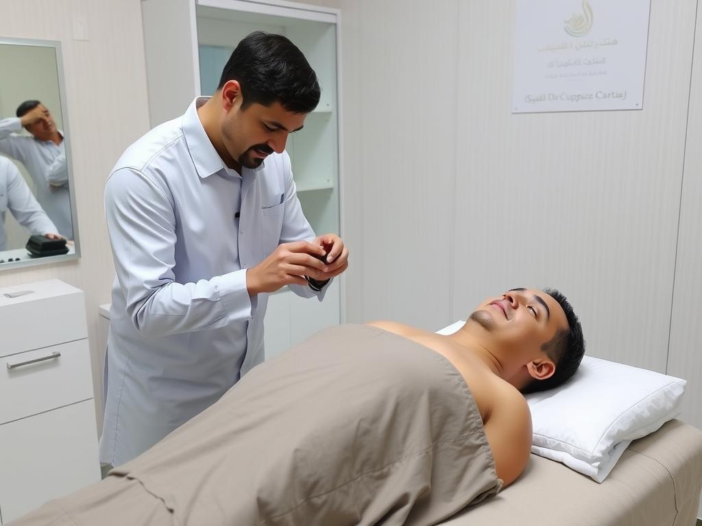 الحجامة للرجال في مركز الحجامة السعودية