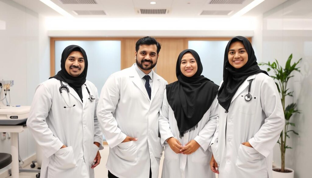 الفريق الطبي المتخصص في مركز حجامة بالرياض