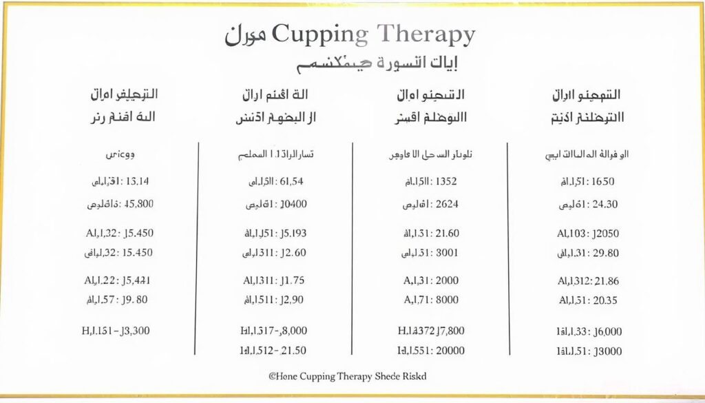 باقات وأسعار الحجامة المنزلية في الرياض