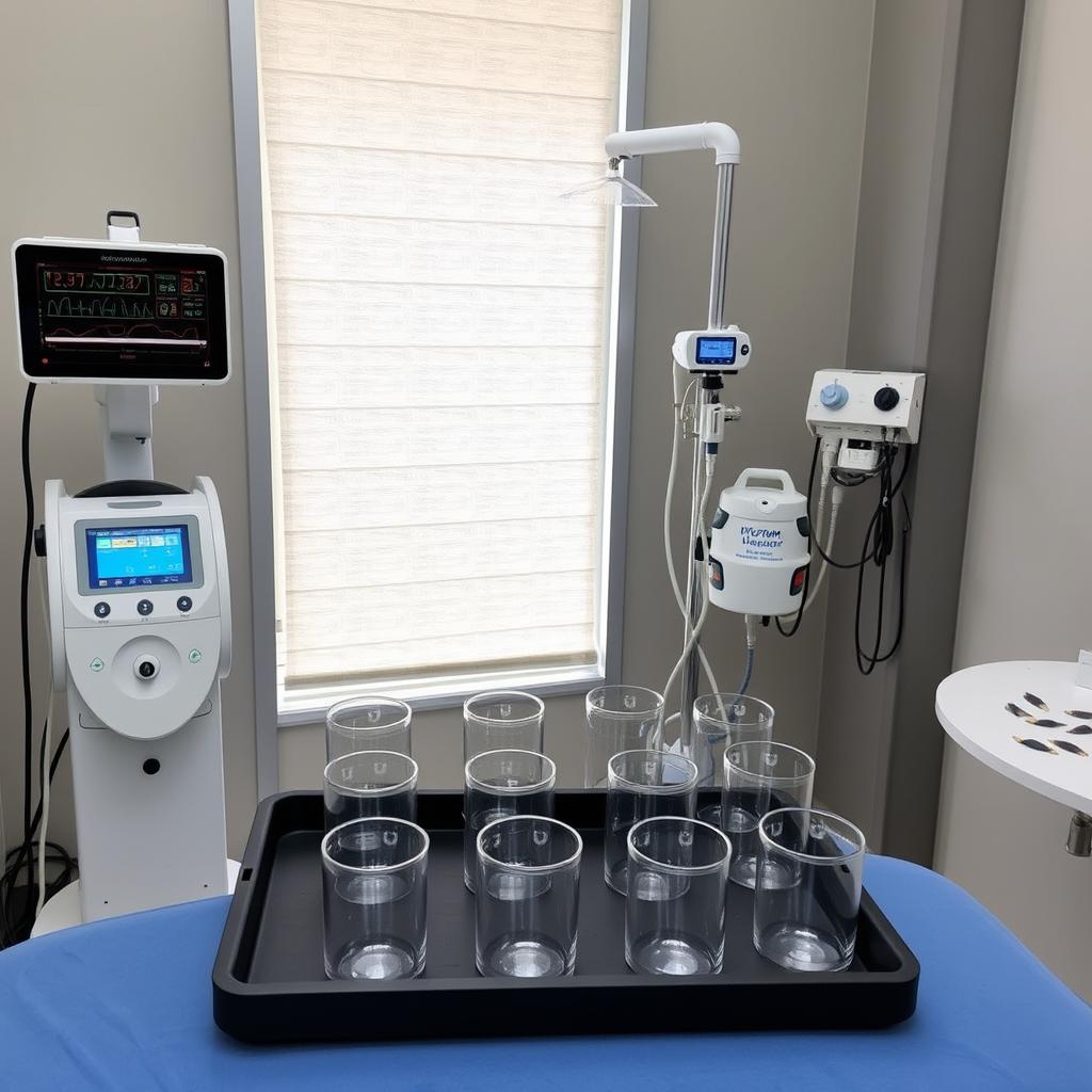 تجهيزات حديثة في مركز الحجامة بالرياض