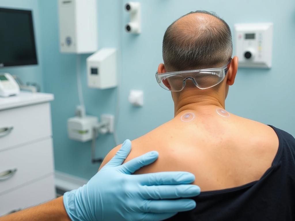 جلسة حجامة جافة في مركز حجامة بالرياض