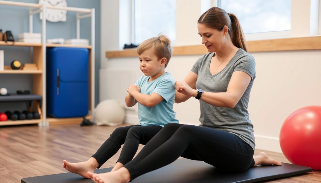 احتياطات السلامة أثناء تمارين إعادة التأهيل للأطفال
