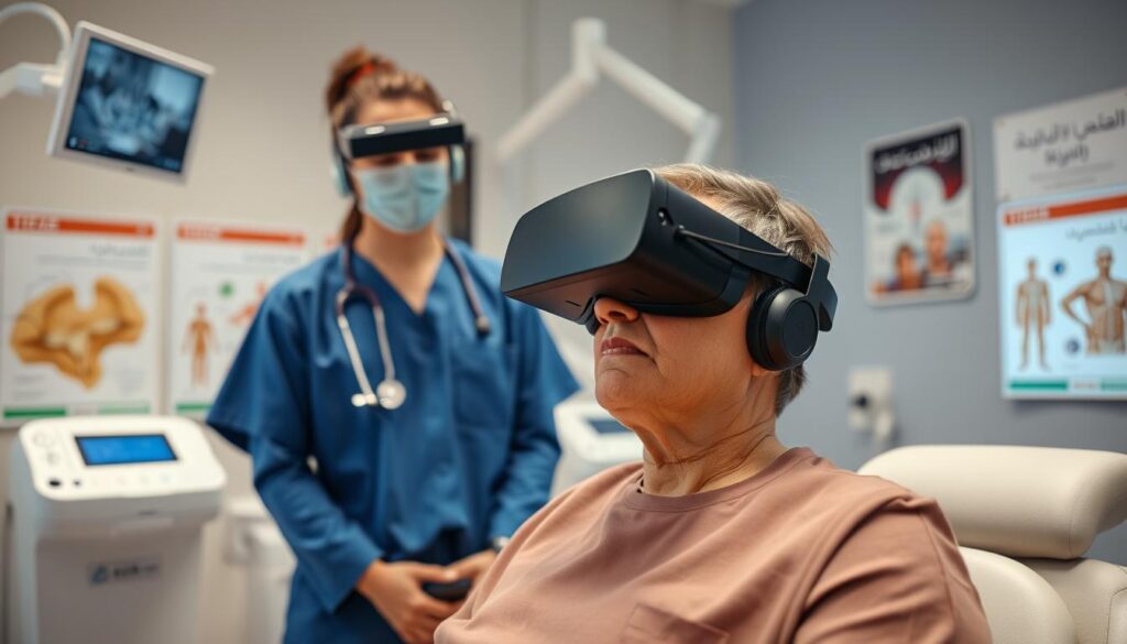 استخدام تقنية الواقع الافتراضي لتخفيف الألم
