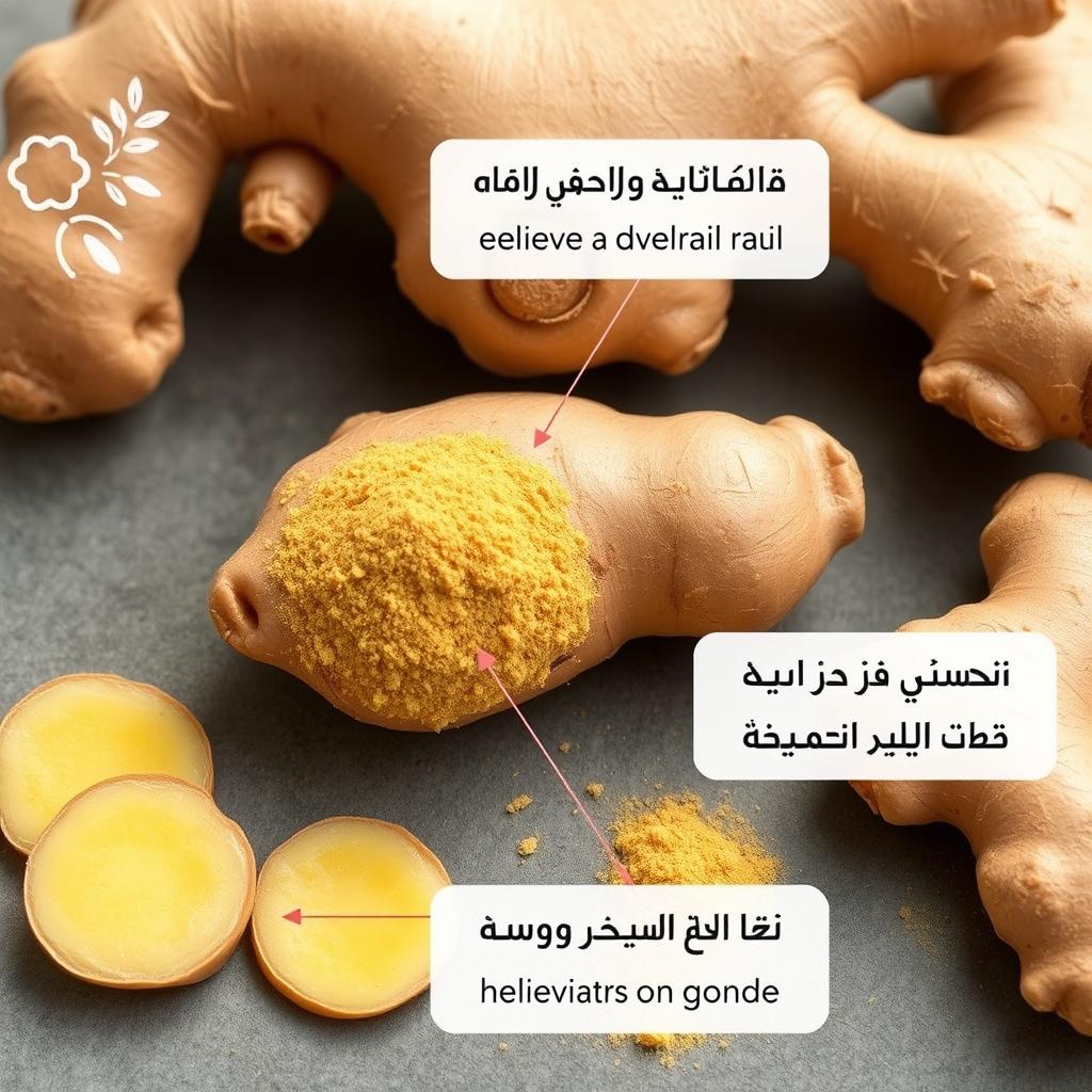 الزنجبيل لعلاج الآلام المزمنة