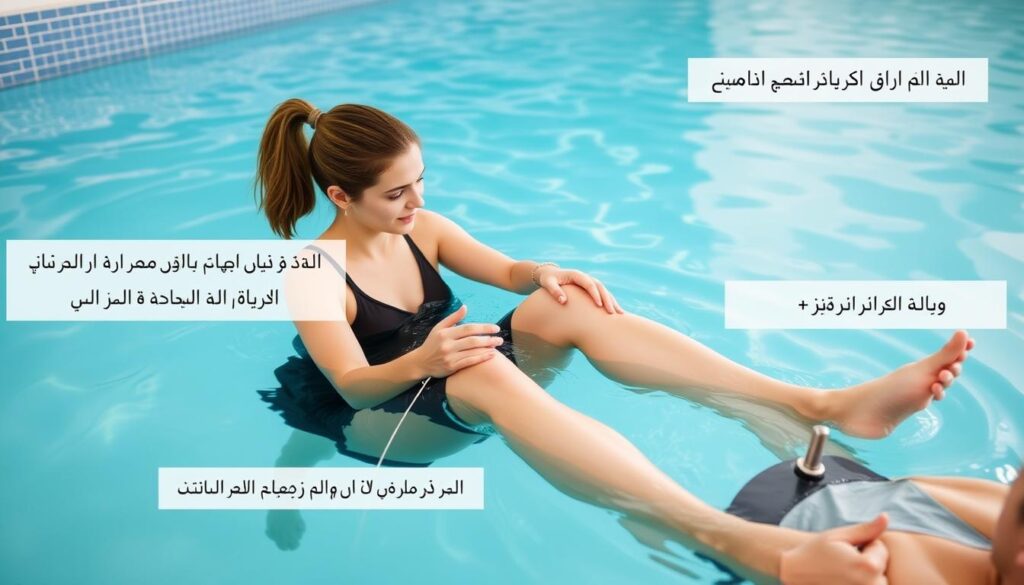 العلاج المائي لتخفيف آلام الركبة والمفاصل