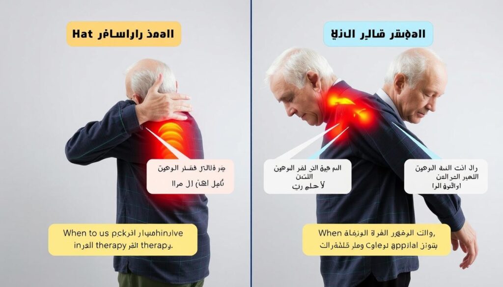 العلاج بالحرارة والبرودة لتخفيف الآلام المزمنة لدى الكبار