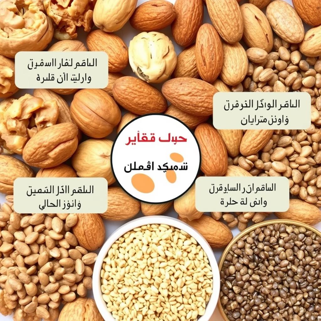 المكسرات والبذور لعلاج الآلام المزمنة