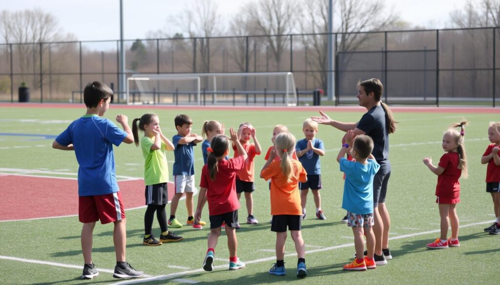 تمارين الإحماء والوقاية من إصابات الأطفال الرياضية