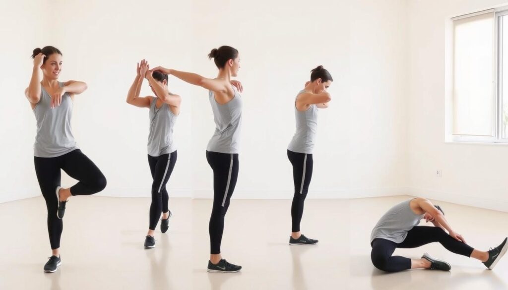 تمارين الإطالة الديناميكية لتحسين المرونة والحركة تمارين الإطالة الديناميكية لتحسين المرونة والحركة