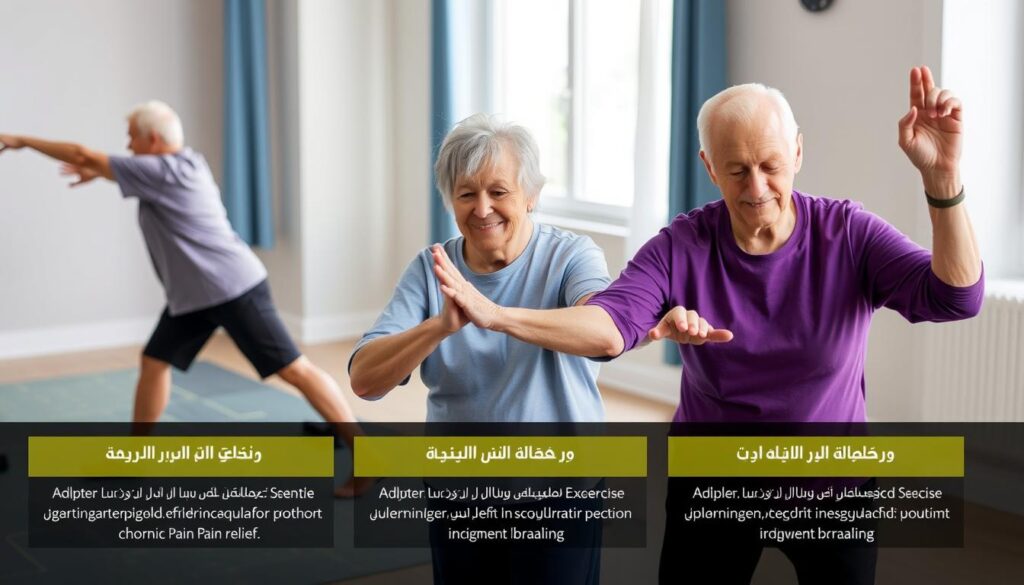 تمارين رياضية مناسبة للكبار لعلاج الآلام المزمنة