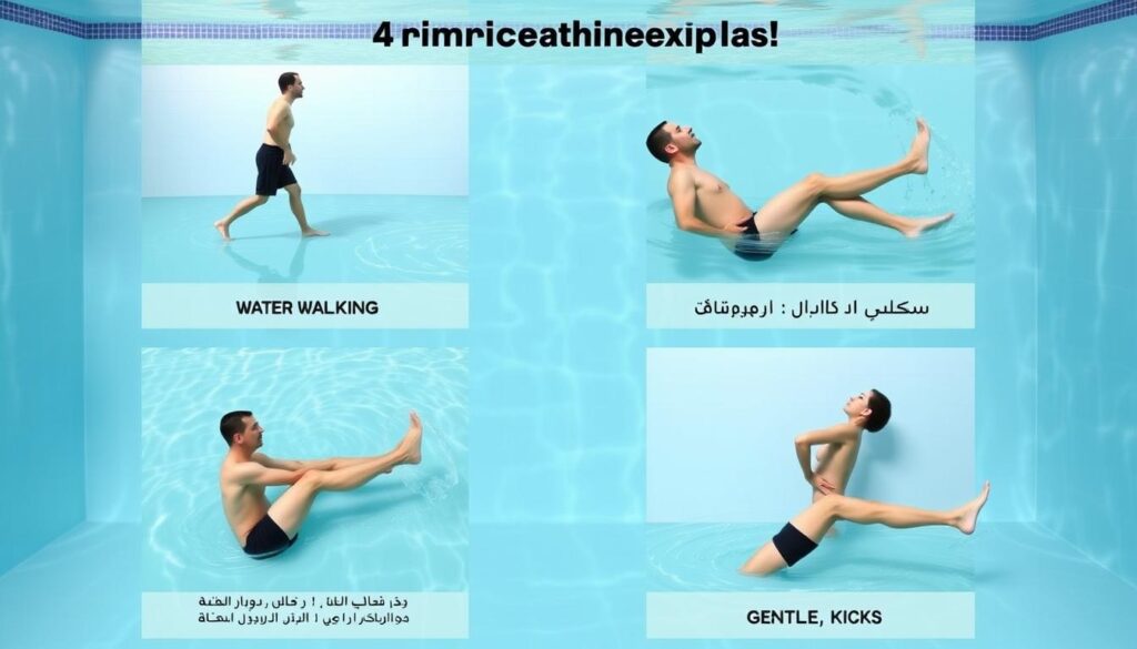 تمارين مائية لتقوية الركبة والمفاصل
