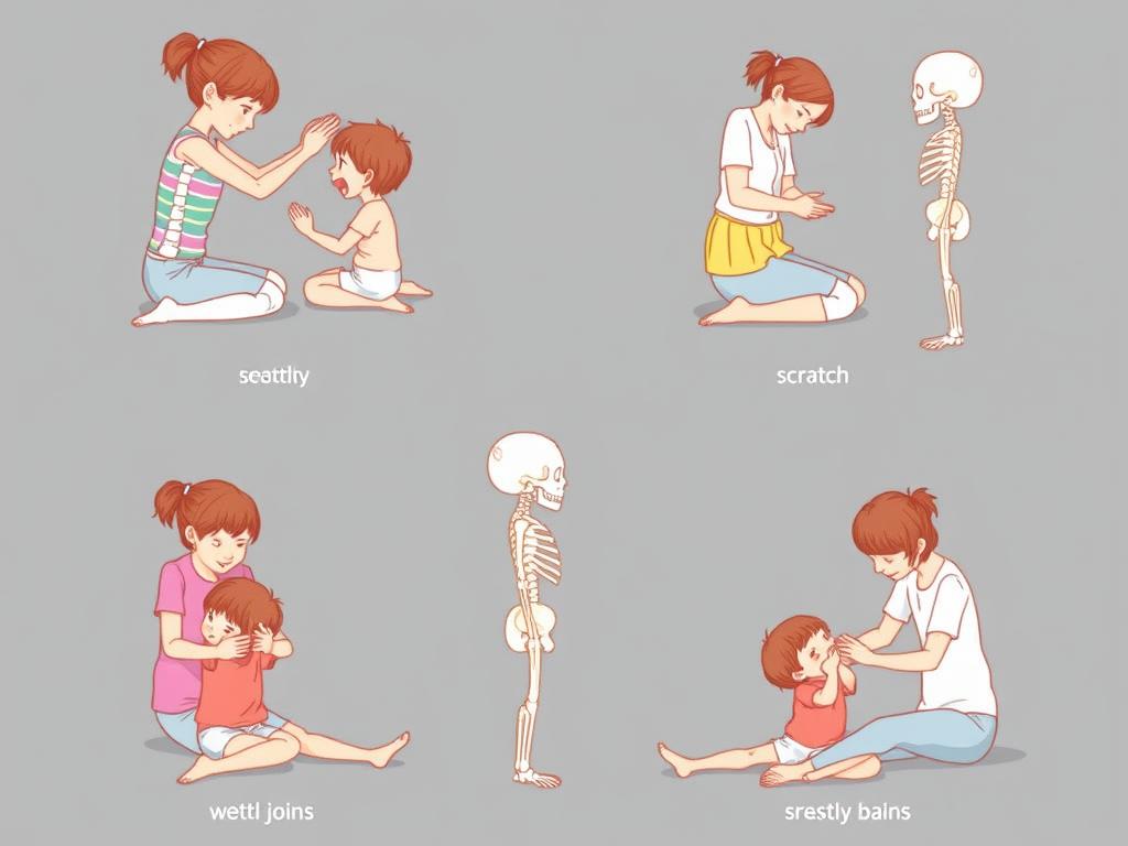 تمارين نطاق الحركة للأطفال بعد كسور العظام