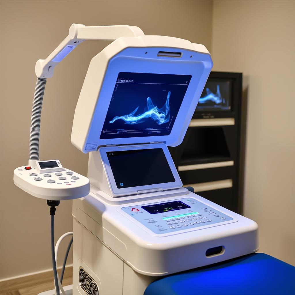 جهاز العلاج بالموجات الصوتية المستخدم في برامج علاج طبيعي متقدمة