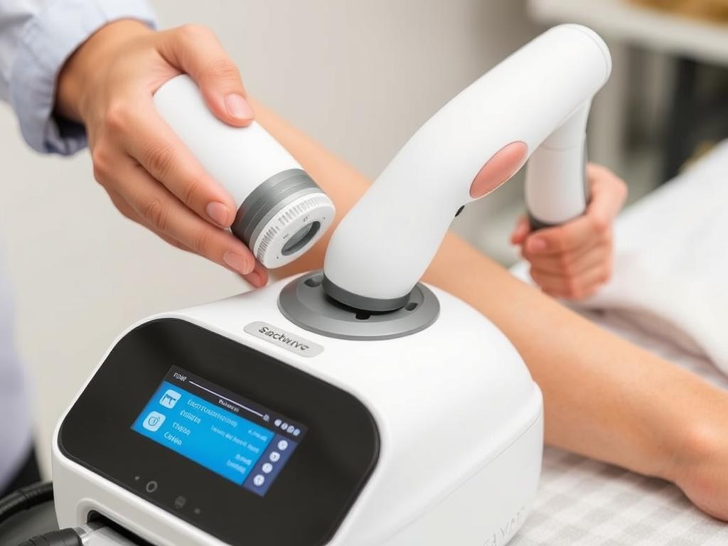 جهاز علاج بالموجات الصدمية للاستخدام المنزلي جهاز علاج بالموجات الصدمية للاستخدام المنزلي