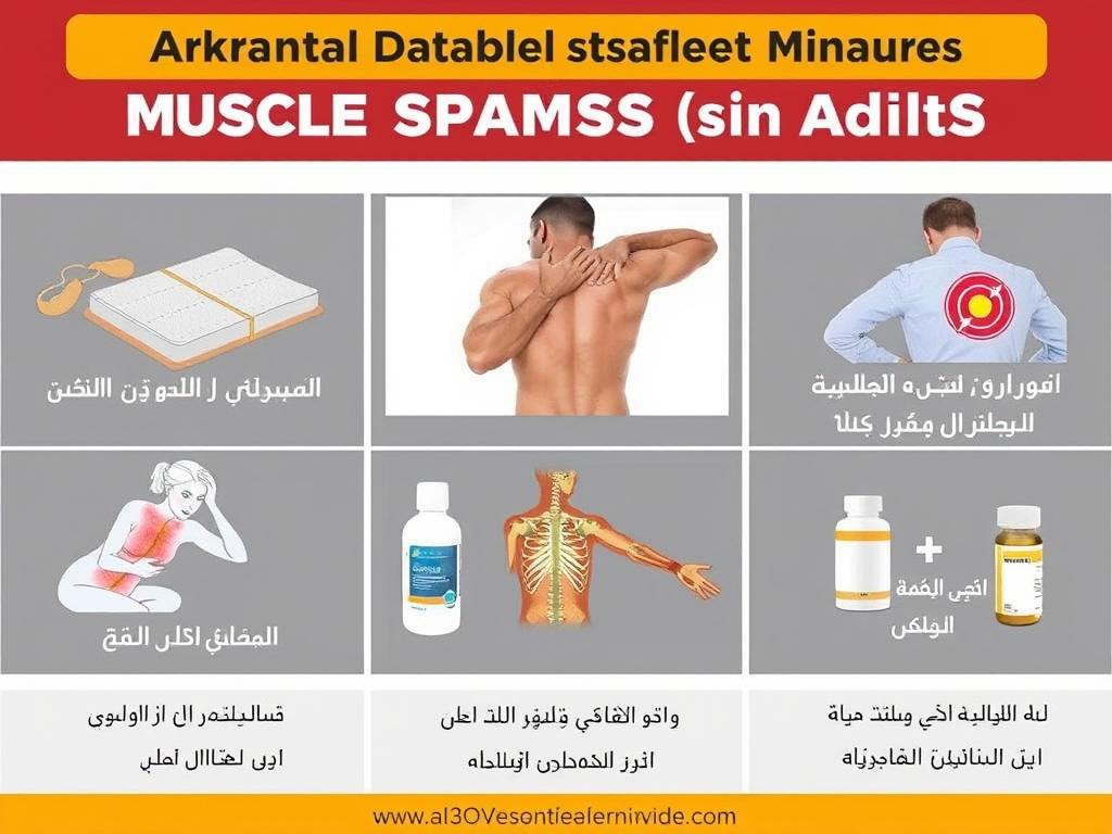 طرق العلاج التقليدية للتشنجات العضلية لدى الكبار