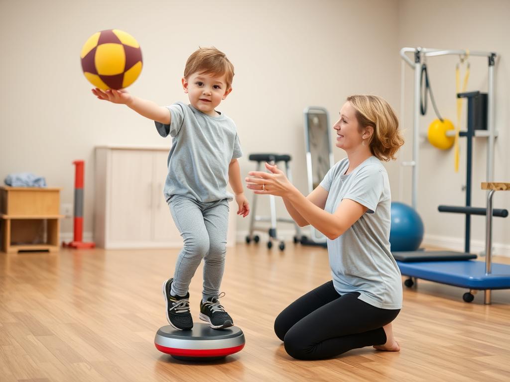 طفل في سن المدرسة يمارس تمارين التنسيق الحركي المتقدمة طفل في سن المدرسة يمارس تمارين التنسيق الحركي المتقدمة