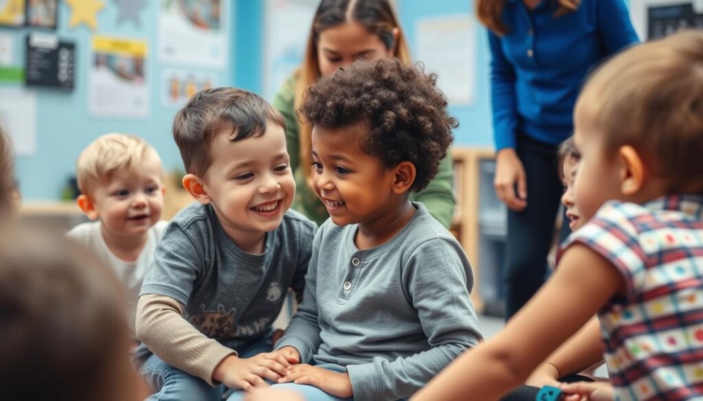 طفل مصاب بالشلل الدماغي يشارك في نشاط اجتماعي طفل مصاب بالشلل الدماغي يشارك في نشاط اجتماعي