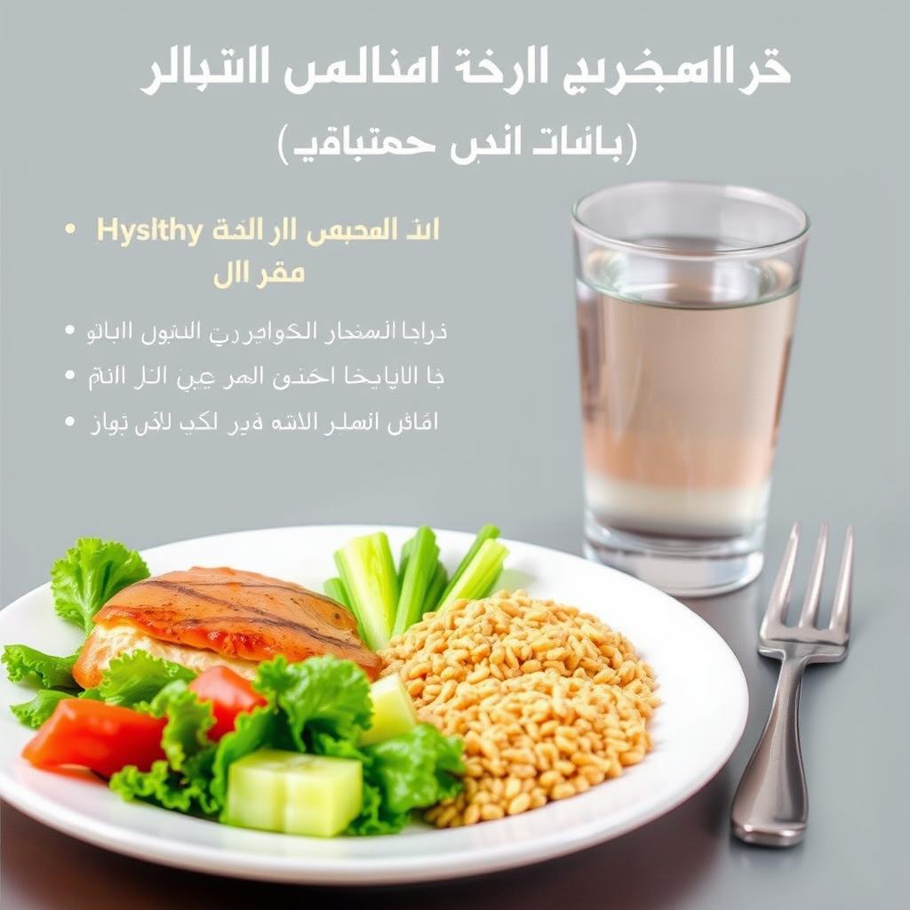 وجبة متوازنة غنية بالعناصر الغذائية اللازمة لطرق فعالة للتأهيل بعد العمليات الجراحية