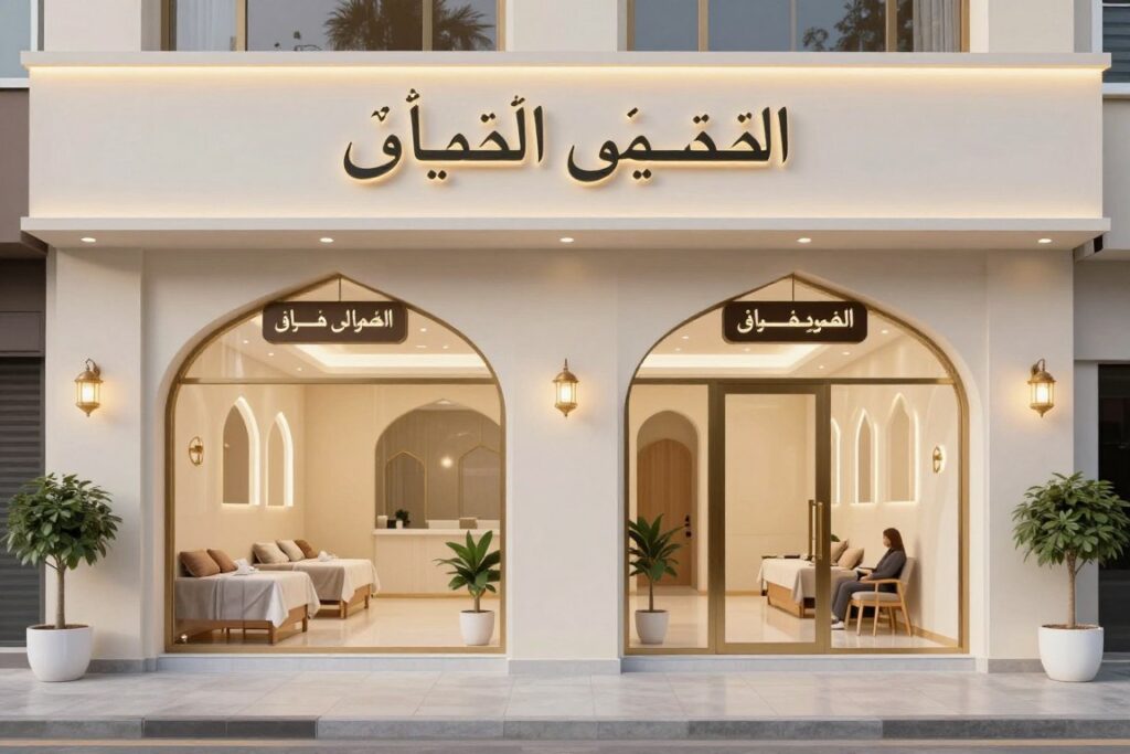 أقسام خاصة للرجال والنساء في مركز حجامة بالرياض