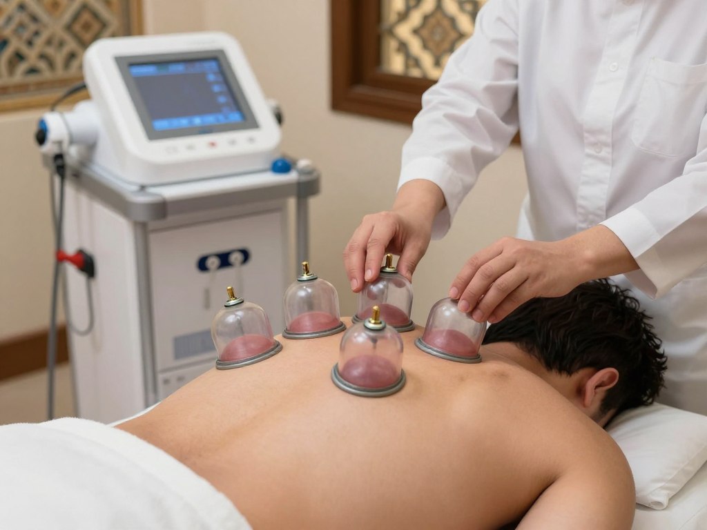 الحجامة الجافة والمتزحلقة في مركز حجامة شرعية بالرياض