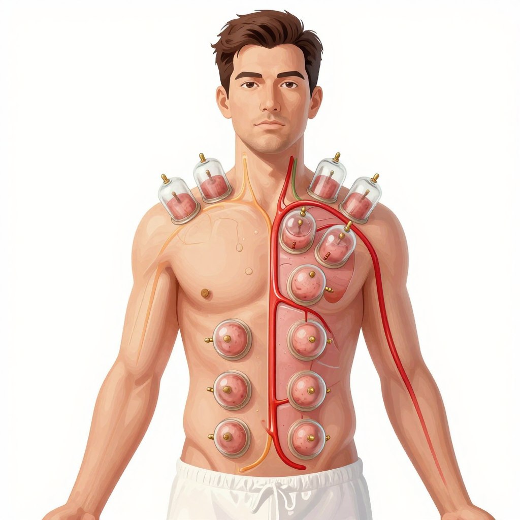 تحسين الدورة الدموية من خلال حجامة منزلية للرجال بالرياض