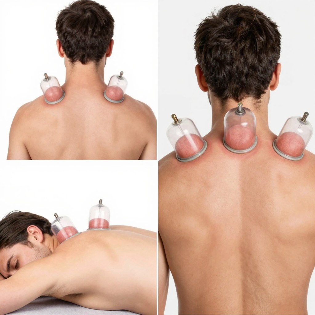 تخفيف آلام العضلات والمفاصل بواسطة حجامة منزلية للرجال