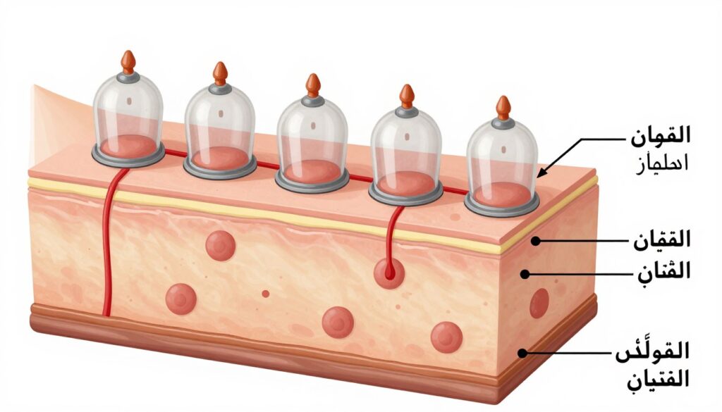 توضيح لتأثير الحجامة المعتمدة بالرياض على تدفق الدم في الجسم توضيح لتأثير الحجامة المعتمدة بالرياض على تدفق الدم في الجسم