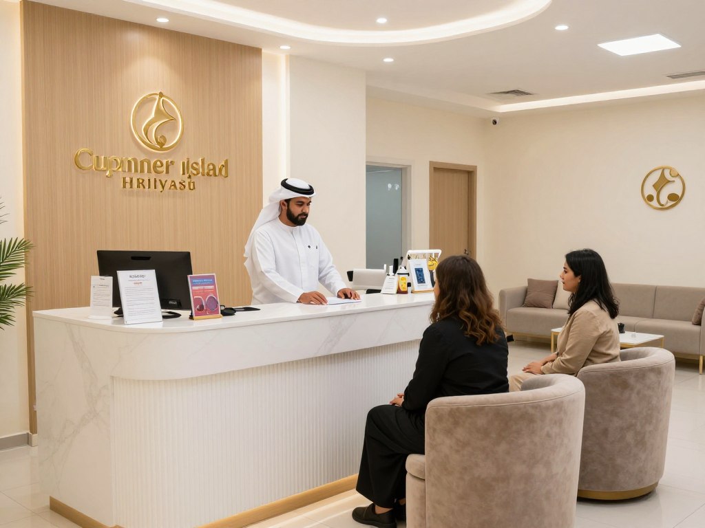 صورة توضح استقبال العملاء في مركز الحجامة الوقائية بالرياض