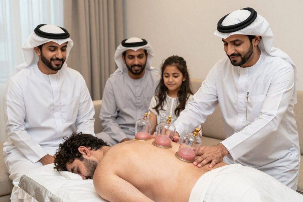 عملاء راضون عن خدمة حجامة في المنزل الرياض