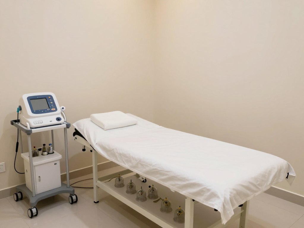 غرفة علاج حجامة طبية معتمدة في الرياض مجهزة بأحدث المعدات