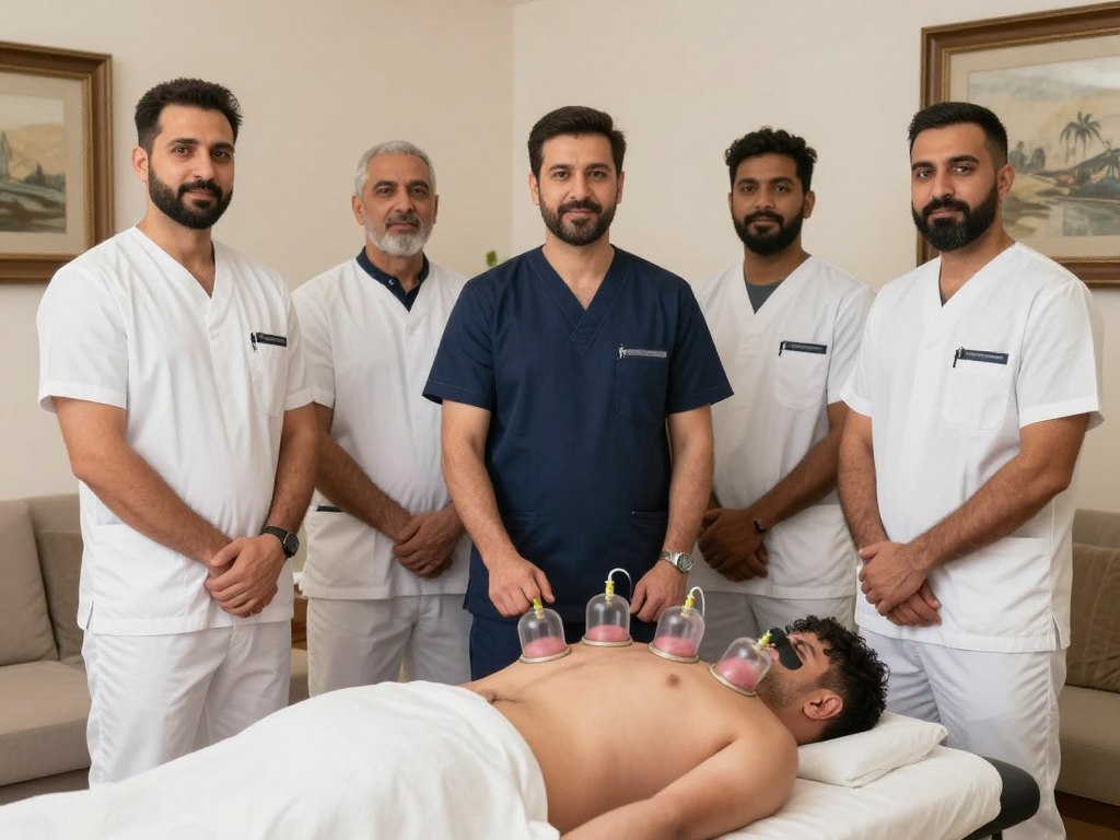 فريق حجامة منزلية للرجال بالرياض جاهز لخدمتك