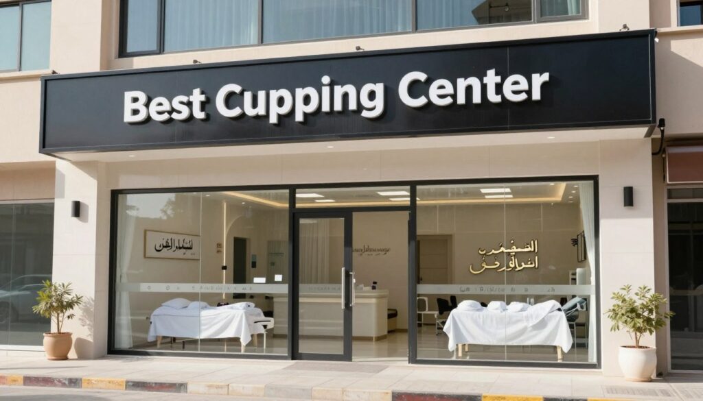 مركز بست كابينج للحجامة العلاجية بالرياض - واجهة المركز مركز بست كابينج للحجامة العلاجية بالرياض - واجهة المركز