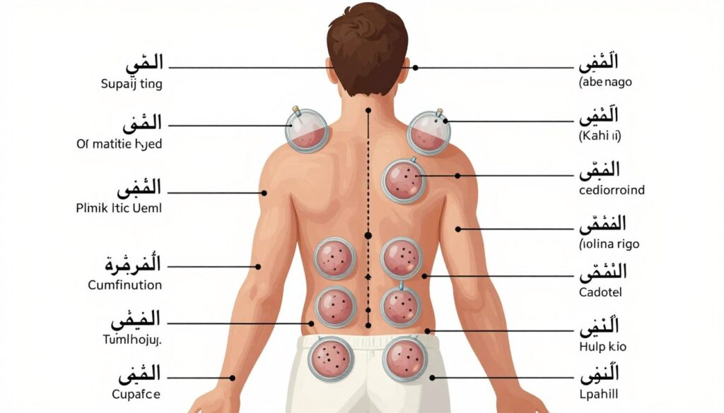 مواضع الحجامة الشرعية على الجسم حسب السنة النبوية