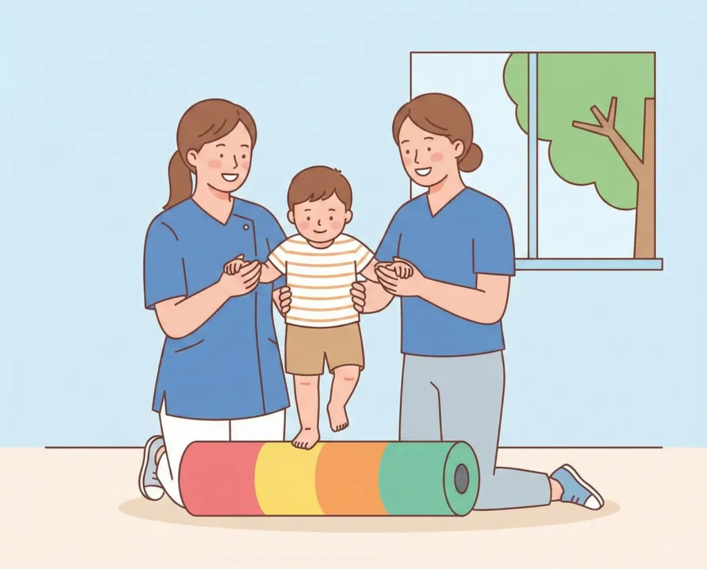 علاج طبيعي للأطفال