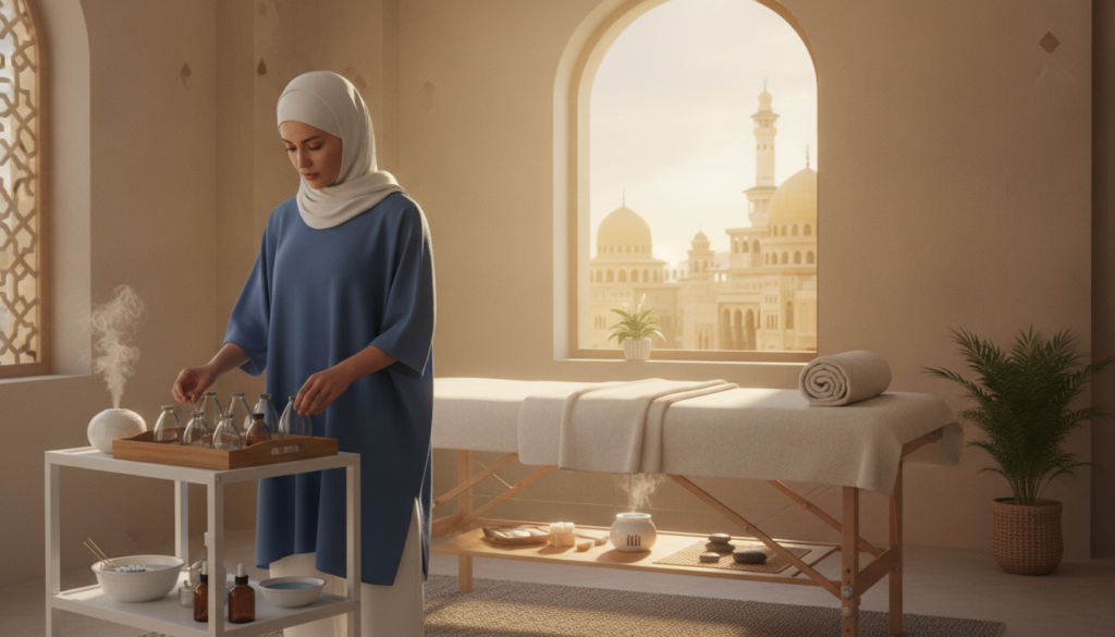 الحجامة الرطبة مكة