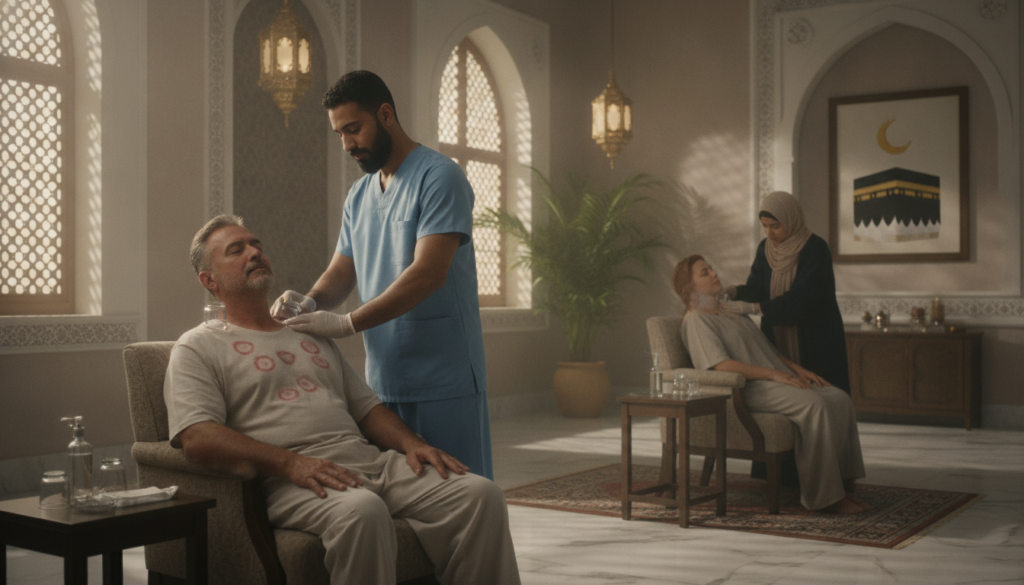 حجامة للرجال مكة وحجامة للنساء مكة