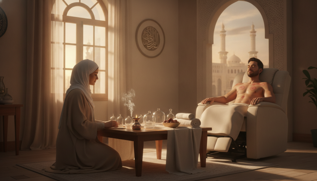حجامة منزلية مكة